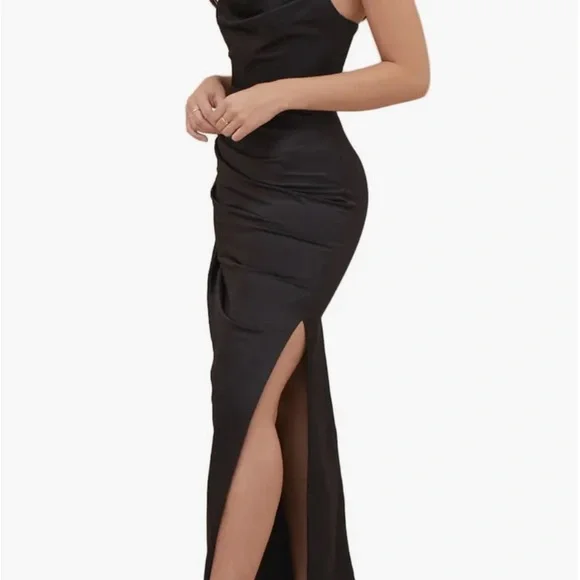House of CB Black Strapless Dress - Picture 3 of 4